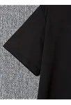 20/1 Penye Compack I Trıed To Warn You. Baskılı Oversize Bisiklet Yaka T-shirt - Siyah