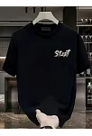 20/1 Penye Compack Start All Over Baskılı Oversize Bisiklet Yaka Kısa Kol T-shirt - Siyah