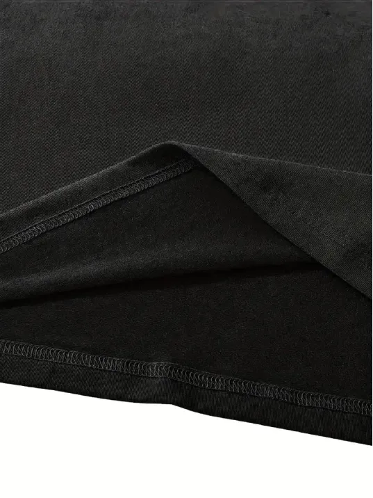 fiyonk Ön Arka baskılı siyah oversize unisex Kısa Kol t-shirt- Siyah fiyonk Ön Arka baskılı siyah oversize unisex Kısa Kol t-shirt- Siyah