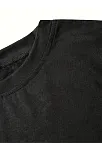 Fiyonk Ön Arka Baskılı Siyah Oversize Unisex Kısa Kol T-shirt- Siyah