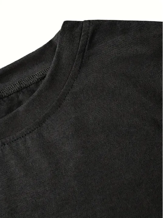 fiyonk Ön Arka baskılı siyah oversize unisex Kısa Kol t-shirt- Siyah fiyonk Ön Arka baskılı siyah oversize unisex Kısa Kol t-shirt- Siyah