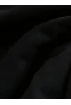 20/1 Penye Compack Baskılı Oversize Kısa Kol Bisiklet Yaka T-shirt - Siyah