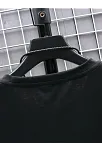 20/1 Penye Compack Futre Baskılı Oversize Kısa Kol Bisiklet Yaka T-shirt - Siyah