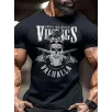 20/1 Penye Compack Vikings Valhalla Baskılı Oversize Bisiklet Yaka T-shirt - Siyah 20/1 Penye Compack Vikings Valhalla Baskılı Oversize Bisiklet Yaka T-shirt - Siyah