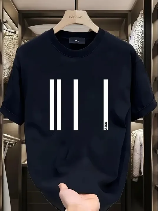 AICG Ön Arka Baskılı Bisiklet Yaka Kadın Oversize Bisiklet Yaka T-shirt - Siyah AICG Ön Arka Baskılı Bisiklet Yaka Kadın Oversize Bisiklet Yaka T-shirt - Siyah