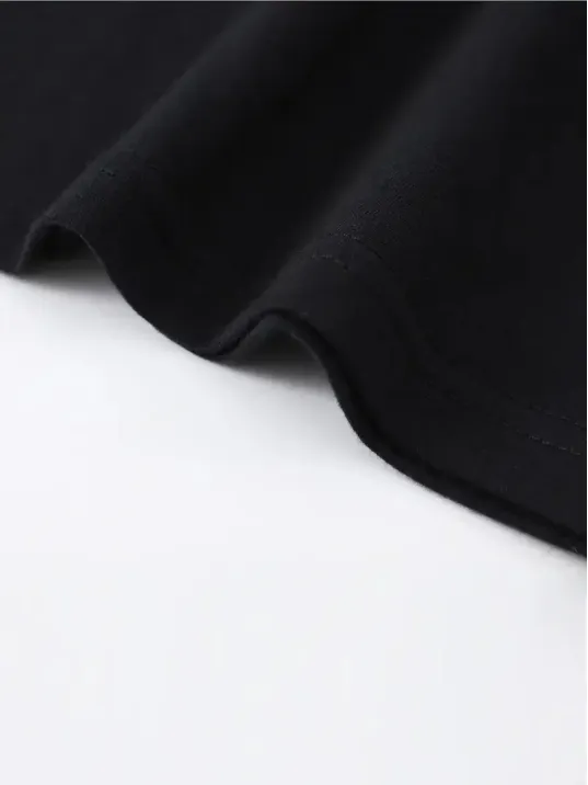 20/1 Penye Compack SPACEBALLS Erkek Baskılı Oversize Bisiklet Yaka Kısa Kol Yazlık T-shirt - Siyah