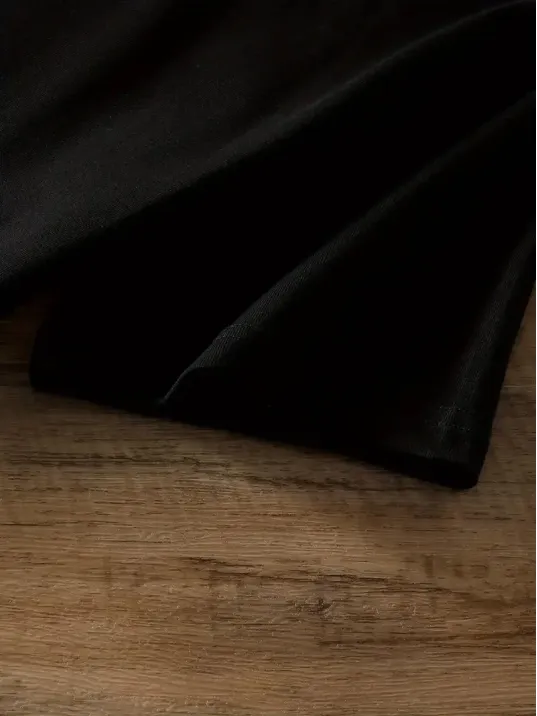 20/1 Penye Compack Ayı Baskılı Oversize Bisiklet Yaka Kısa Kol T-shirt - Siyah 20/1 Penye Compack Ayı Baskılı Oversize Bisiklet Yaka Kısa Kol T-shirt - Siyah