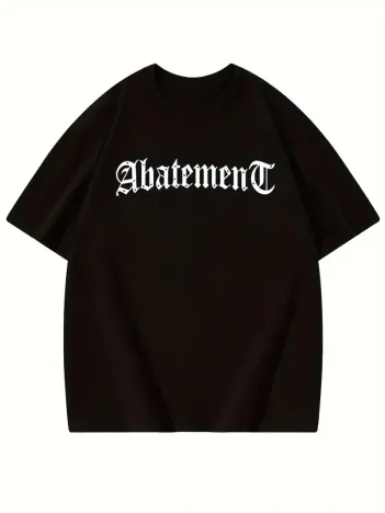 Örümcek Ağı Desenli Baskılı Oversize Bisiklet Yaka T-shirt - Siyah