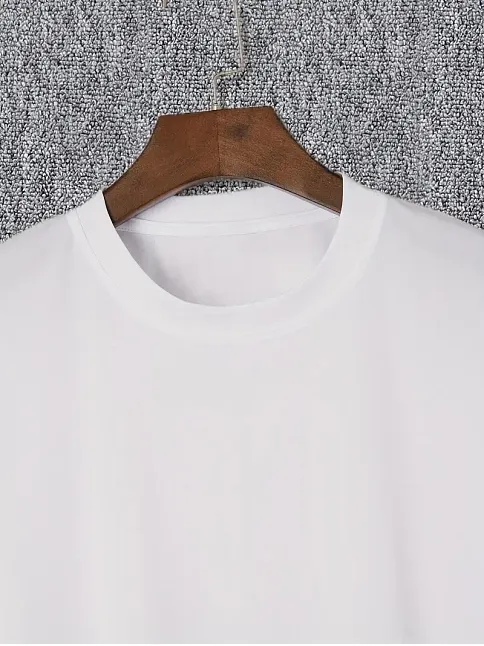 20/1 Penye Compack I Trıed To Warn You. Baskılı Oversize Bisiklet Yaka T-shirt - Beyaz