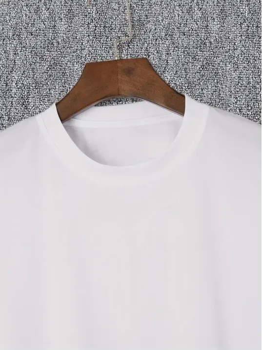 20/1 Penye Compack I TRIED TO WARN YOU. Baskılı Oversize Bisiklet Yaka T-shirt - Beyaz