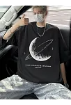 Erkekler İçin Siyah Tişört Grafik Genç Emo Vintage Gotik Rahat Büyük Beden Kısa Kollu Tişört Giysi Üst- Siyah Erkekler İçin Siyah Tişört Grafik Genç Emo Vintage Gotik Rahat Büyük Beden Kısa Kollu Tişört Giysi Üst- Siyah
