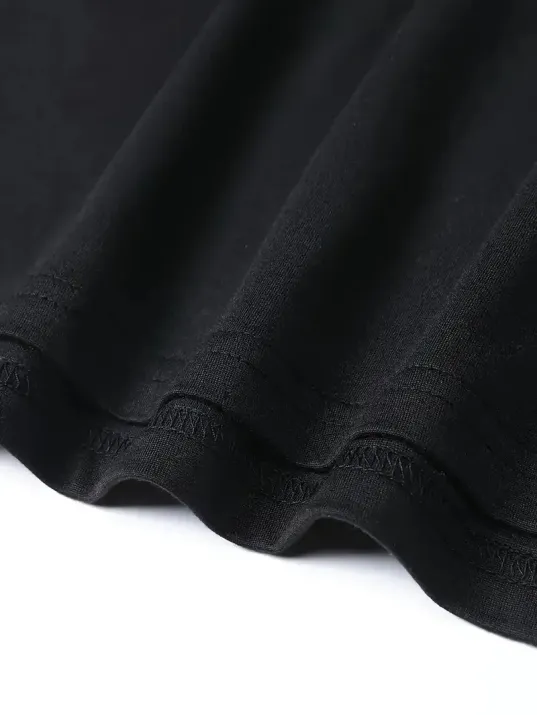 20/1 Penye Compack Baskılı Oversize Bisiklet Yaka Kısa Kol T-shirt - Siyah 20/1 Penye Compack Baskılı Oversize Bisiklet Yaka Kısa Kol T-shirt - Siyah