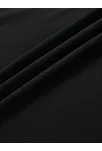 Büyük Boy Ayıcık Baskılı Bisiklet Yaka T-shirt, İlkbahar & Yaz İçin Rahat Kısa Kollu T-shirt, Kadın Giyim - Siyah