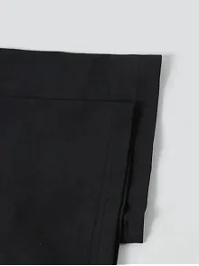 Ördek Baskılı Ve Yuvarlak Yakalı Kadın Günlük Büyük Boy Siyah Tişört. - Siyah