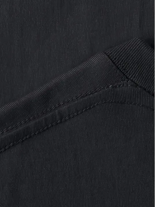 Pembe Panter Baskılı Erkek Oversize Günlük Kısa Kollu Tişört İlkbahar ve Yaz için Mükemmeldir - Siyah