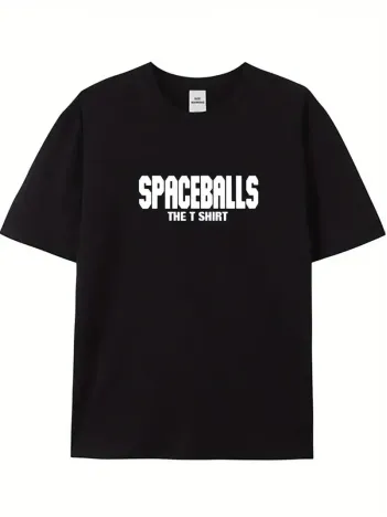 20/1 Penye Compack SPACEBALLS Erkek Baskılı Oversize Bisiklet Yaka Kısa Kol Yazlık T-shirt - Siyah 20/1 Penye Compack SPACEBALLS Erkek Baskılı Oversize Bisiklet Yaka Kısa Kol Yazlık T-shirt - Siyah