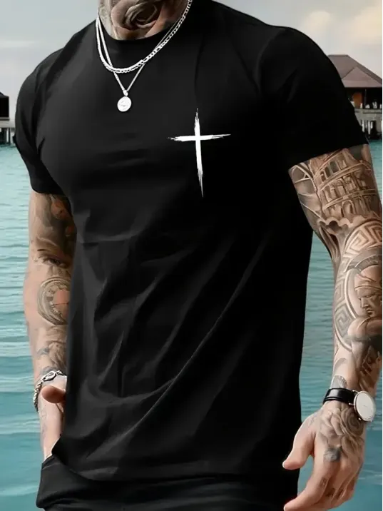 20/1 Penye Compack Baskılı Oversize Bisiklet Yaka Kısa Kol T-shirt - Siyah 20/1 Penye Compack Baskılı Oversize Bisiklet Yaka Kısa Kol T-shirt - Siyah