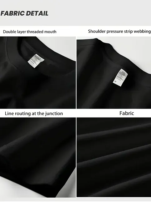 Aıcg Ön Arka Baskılı Bisiklet Yaka Kadın Oversize Bisiklet Yaka T-shirt - Siyah