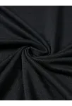 20/1 Penye Compack Baskılı Oversize Bisiklet Yaka Kısa Kol T-shirt - Siyah