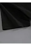 20/1 Penye Compack Baskılı Oversize Kahve Desenli Kadın Kısa Kol Yazlık T-shirt - Siyah