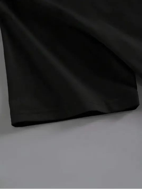 20/1 Penye Compack Baskılı Oversize Kahve Desenli Kadın Kısa Kol Yazlık T-shirt - Siyah 20/1 Penye Compack Baskılı Oversize Kahve Desenli Kadın Kısa Kol Yazlık T-shirt - Siyah