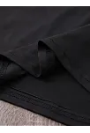 20/1 Penye Compack Baskılı Oversize Bisiklet Yaka Kısa Kol Yazlık T-shirt - Siyah