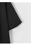 20/1 Penye Compack Baskılı Oversize Bisiklet Yaka M Kısa Kol Yazlık T-shirt - Siyah