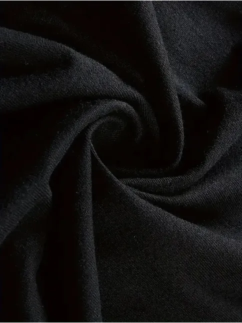 Kadın Bol Kesim T-shirt Ayı Baskılı "Umrumda Değil" Siyah