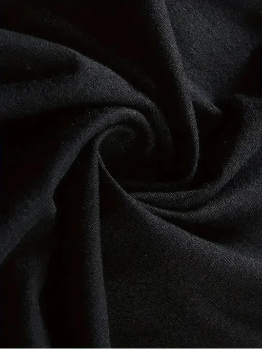 [Günlük T-Shirt] Hafif Kadın Günlük T-Shirt | Bol Kesim, Kısa Kollu, Yuvarlak Yaka, Eğlenceli Karikatür Ayı ve "Umrumda Değil" Baskı - Günlük Stil, İlkbahar/Yaz- Siyah