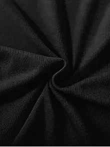 Fiyonk Ön Arka Baskılı Siyah Oversize Unisex Kısa Kol T-shirt- Siyah
