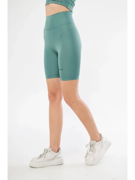 Biker Sporcu Şort - Mint Yeşil