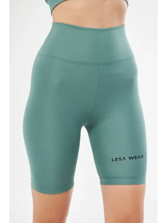 Biker Sporcu Şort - Mint Yeşil