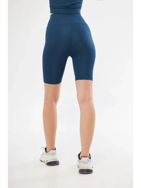 Biker Sporcu Şort - Turkuaz