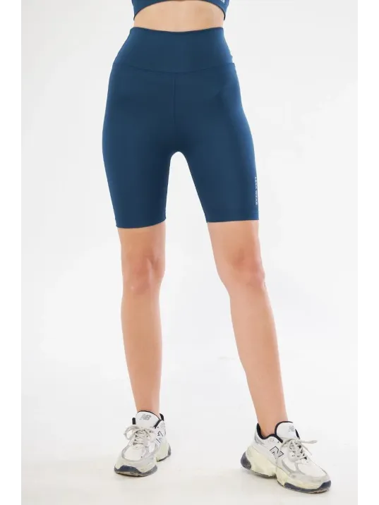 Biker Sporcu Şort - Turkuaz