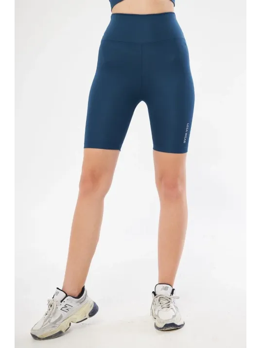 Biker Sporcu Şort - Turkuaz