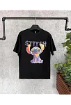 Bisiklet Yaka Kısa Kol Çocuk Baskılı T-shirt - Siyah