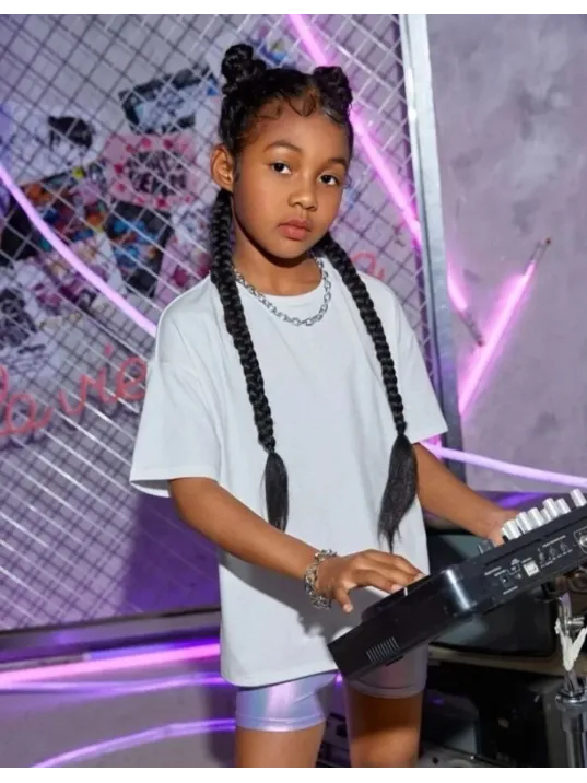 Çocuk Unisex Basic T-shirt - Beyaz