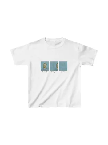 Çocuk Unisex Baskılı T-shirt - Beyaz