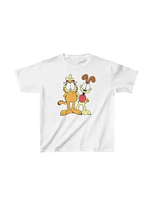 Çocuk Unisex Baskılı T-shirt - Beyaz
