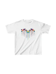 Çocuk Unisex Baskılı T-shirt - Beyaz