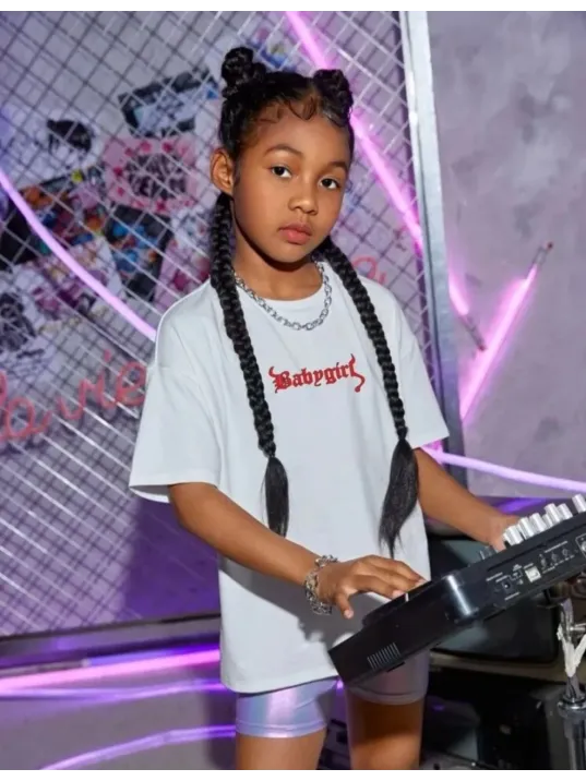 Çocuk Unisex Baskılı T-shirt - Beyaz Çocuk Unisex Baskılı T-shirt - Beyaz