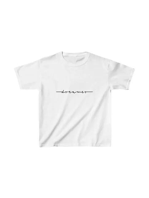 Çocuk Unisex Baskılı T-shirt - Beyaz