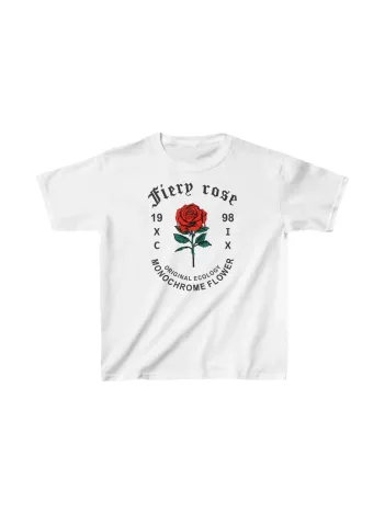 Çocuk Unisex Baskılı T-shirt - Beyaz