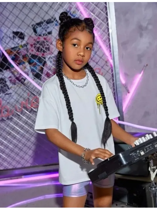 Çocuk Unisex Baskılı T-shirt - Beyaz Çocuk Unisex Baskılı T-shirt - Beyaz