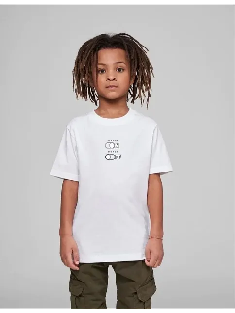 Çocuk Unisex Baskılı T-shirt - Beyaz