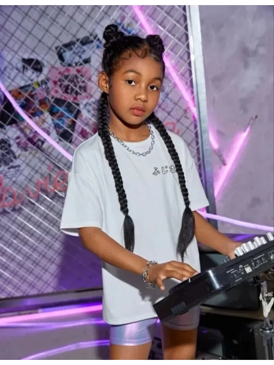 Çocuk Unisex Baskılı T-shirt - Beyaz Çocuk Unisex Baskılı T-shirt - Beyaz