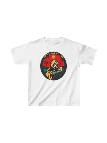 Çocuk Unisex Baskılı T-shirt - Beyaz