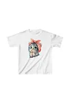 Çocuk Unisex Baskılı T-shirt - Beyaz