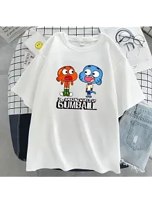 Çocuk Unisex Baskılı T-shirt - Beyaz