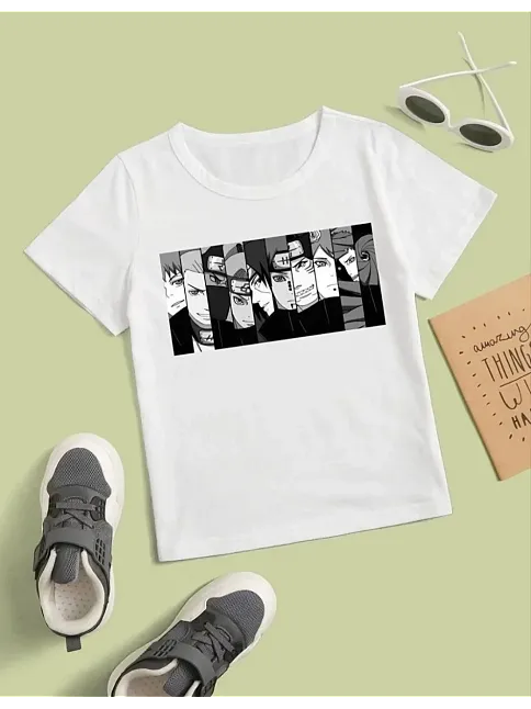 Çocuk Unisex Baskılı T-shirt - Beyaz